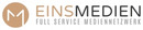 Logo Eins Medien GmbH in Mainz am Rhein